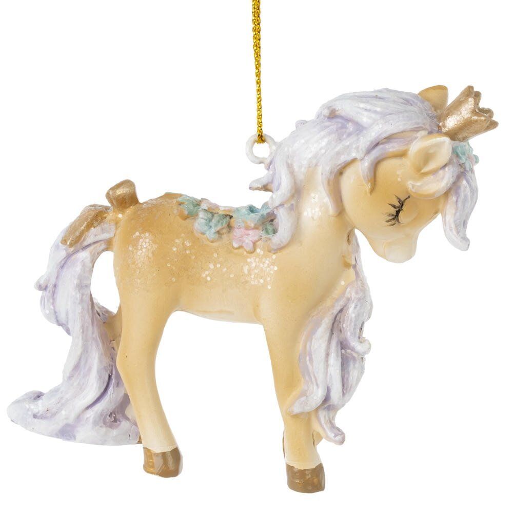 GAEM Фигурка декоративная подвесная "Лошадка", L8 W2,5 H7,5 см