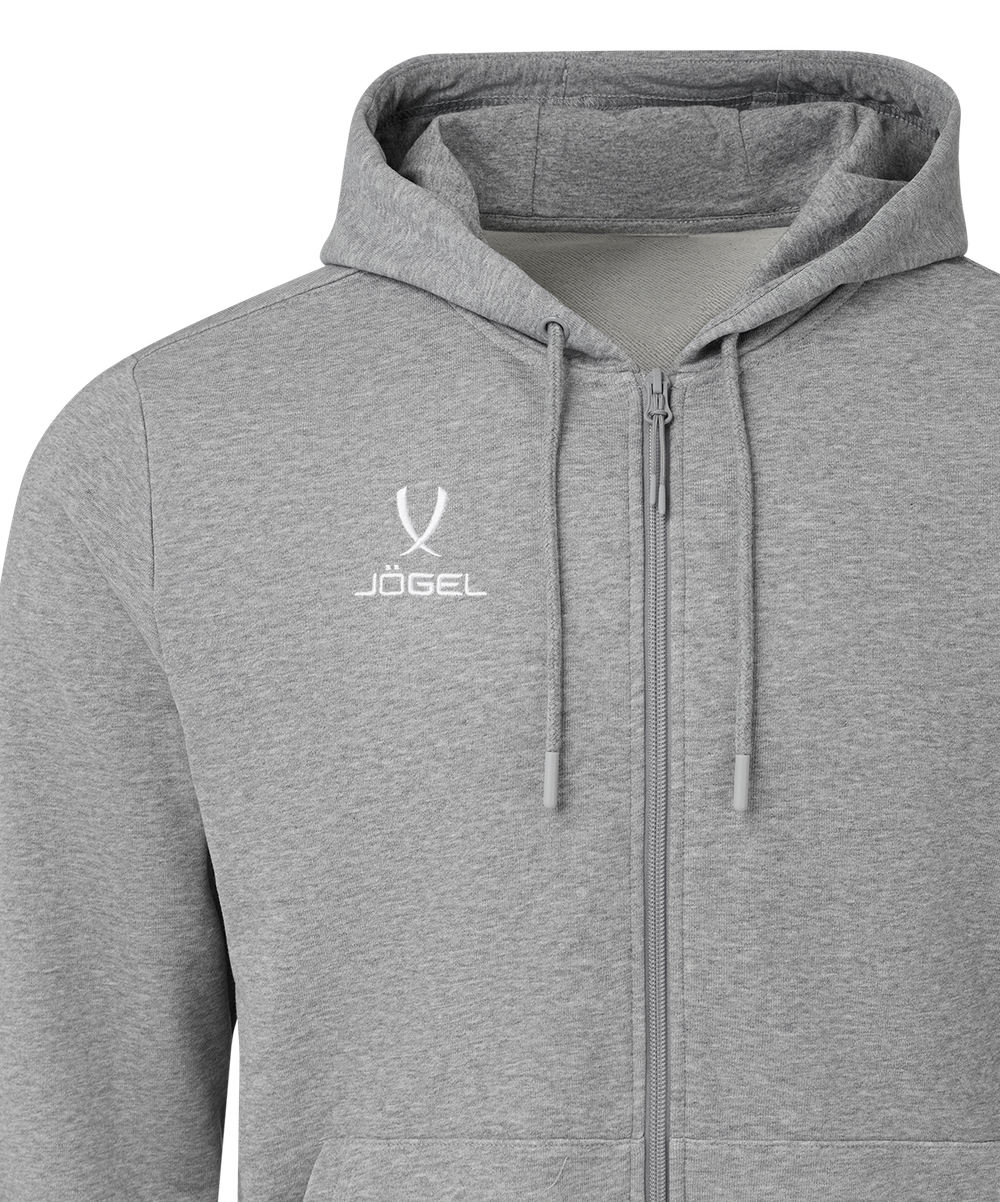 Худи на молнии ESSENTIAL Cotton FZ Hoodie, серый меланж, детский