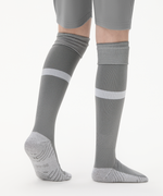 Гетры футбольные JÖGEL CAMP ADVANCED SOCKS, серый/белый