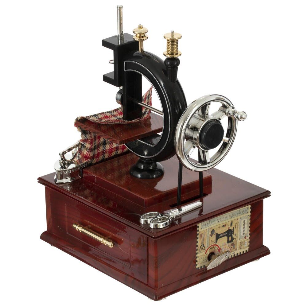 GAEM Изделие декоративное "Швейная машинка" (музык.), L14,5 W12 H19,5 см