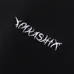 Худи Ymkashix Zip HTF черный/пыльно-фиолетовый