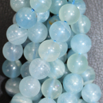 Сапфирин голубой агат 8мм