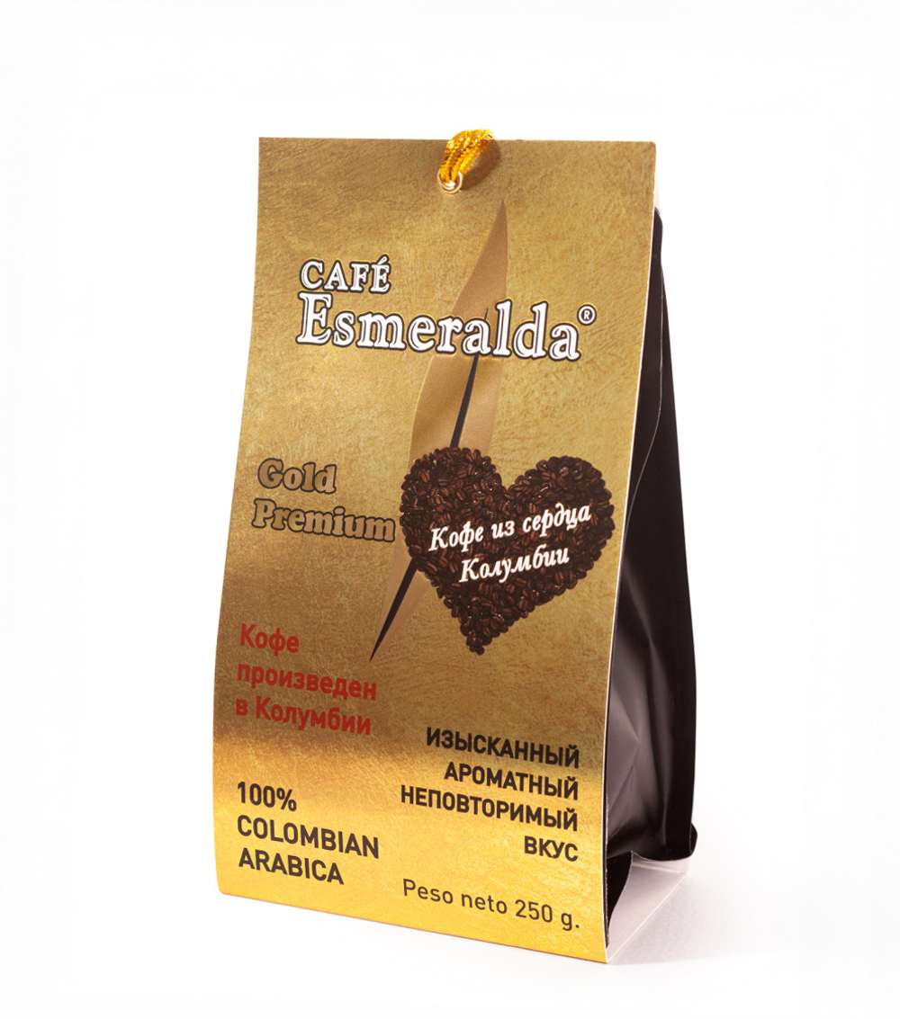 Кофе молотый Esmeralda Gold Premium 250 гр (м/у)