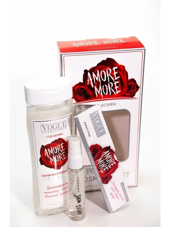 Подарочный набор женский Amore More, гель для душа 250 мл, парфюмерная вода 30 мл