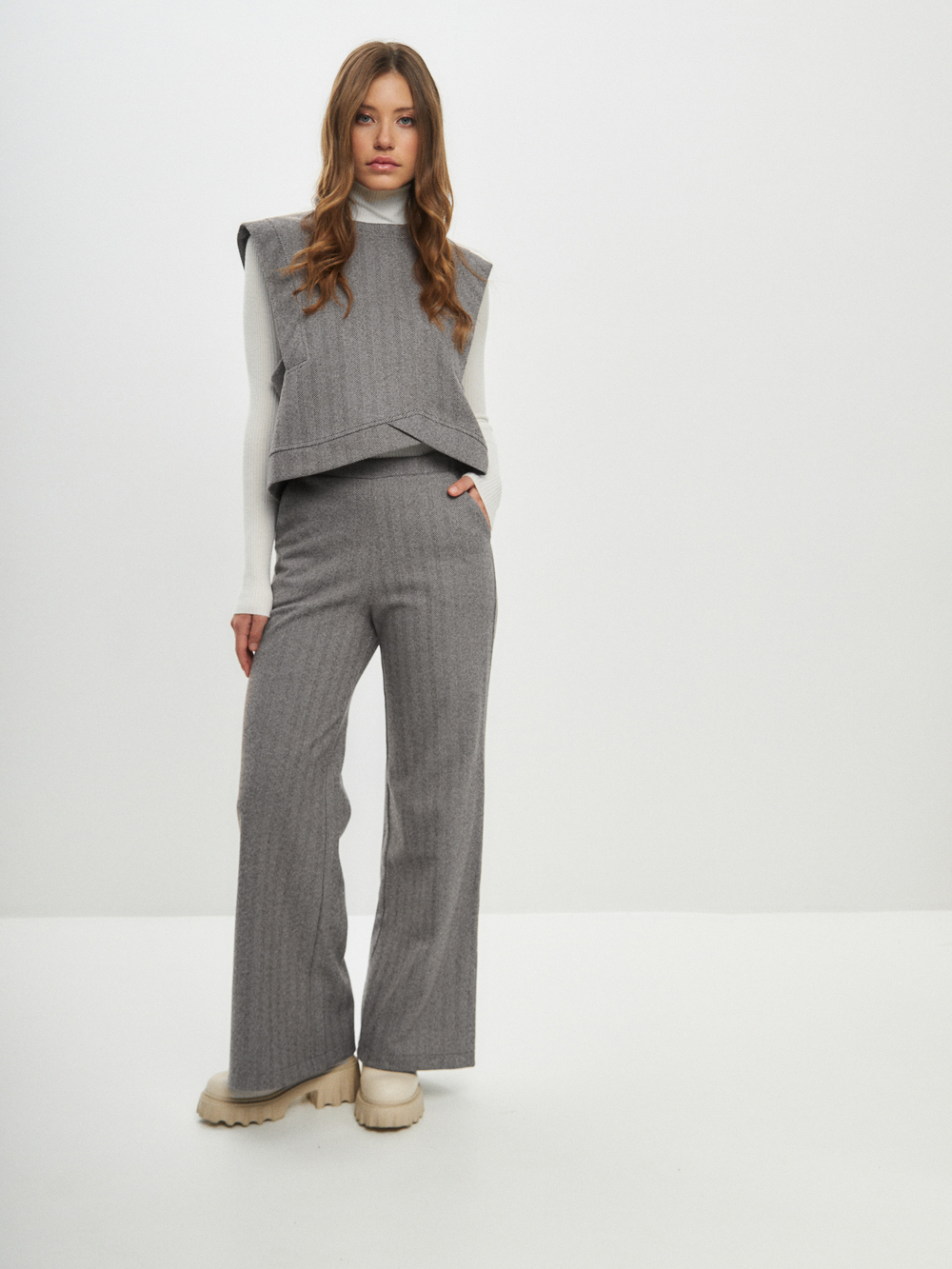 Брюки Маграрет серый