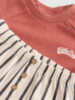 Свитшот и штаны в комплекте для малышей Next N22-636, Кирпичный, Бежевый