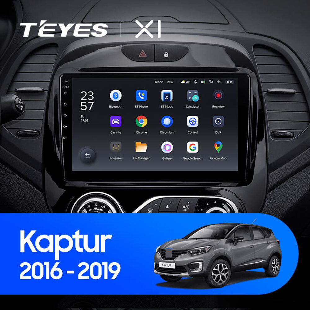 Teyes X1 9" для Renault Kaptur 2016-2019