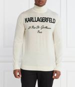 Хлопковый гольф knit Karl Lagerfeld - бежевый(655020 534399)