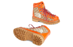 North/THE NORTH FACE x GUCCI Gucci fashion lace-up short boots men's Orange