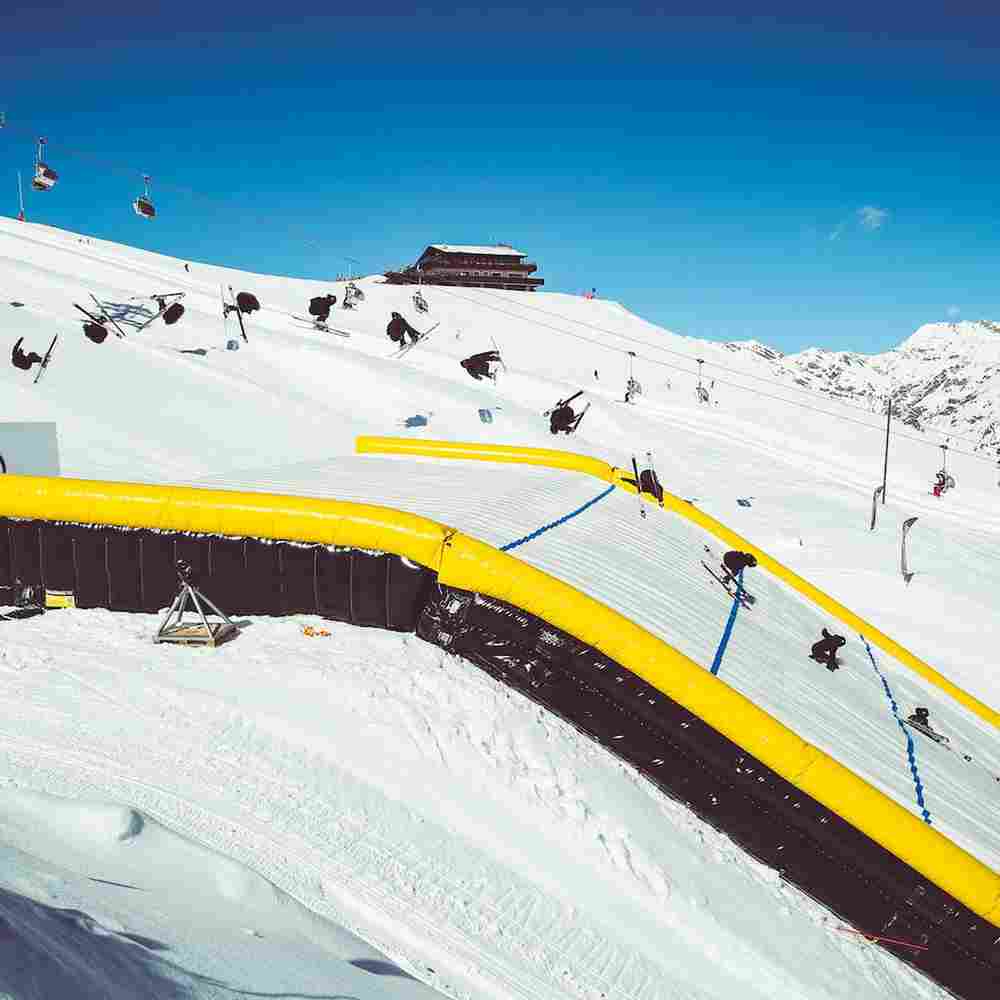 Надувная подушка «SkiAir» для экстрим-прыжков и фристайла, 16×9×2,5 м