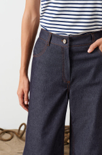 31038 Брюки женские (синий джинс)