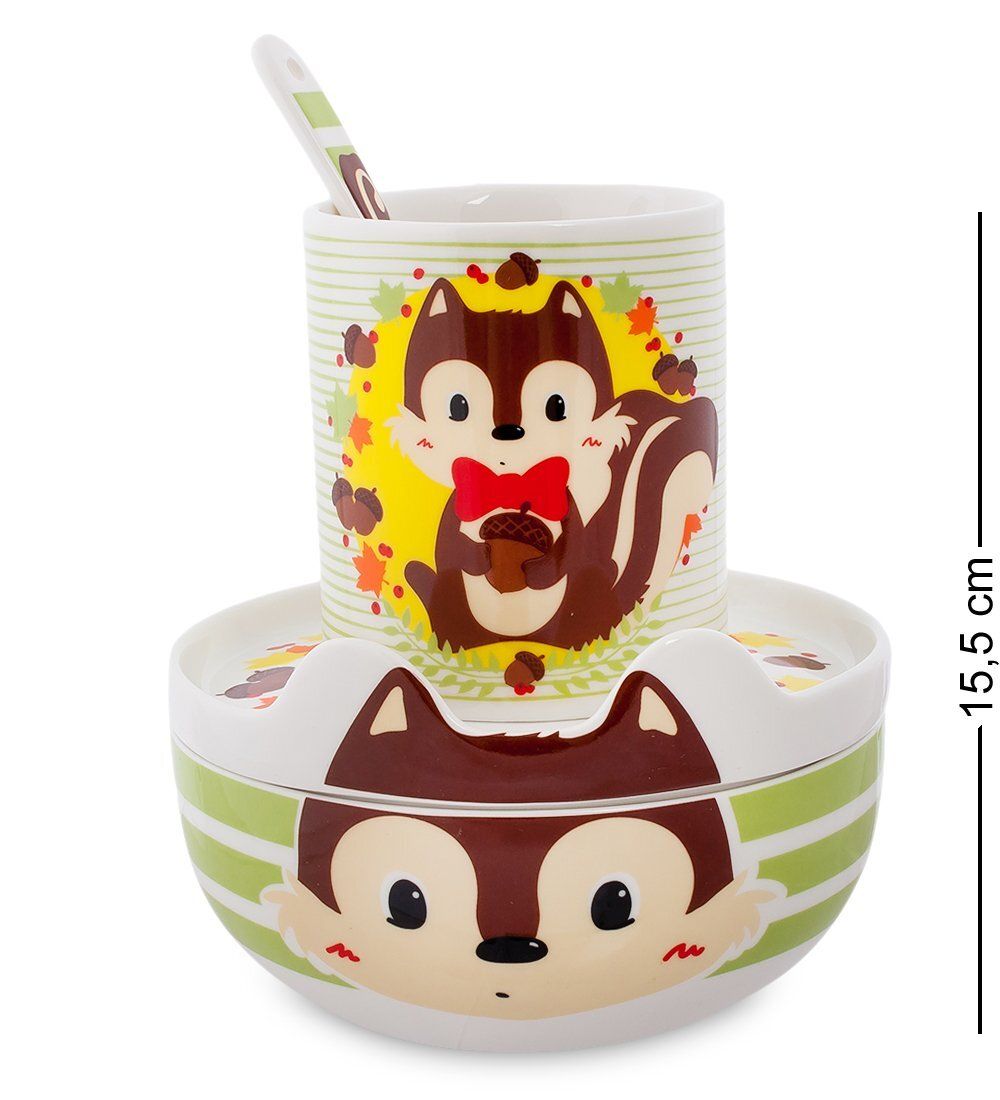Topchoice TC-18 Набор посуды «Бельчонок Стюарт» (Stuart The Squirrel)