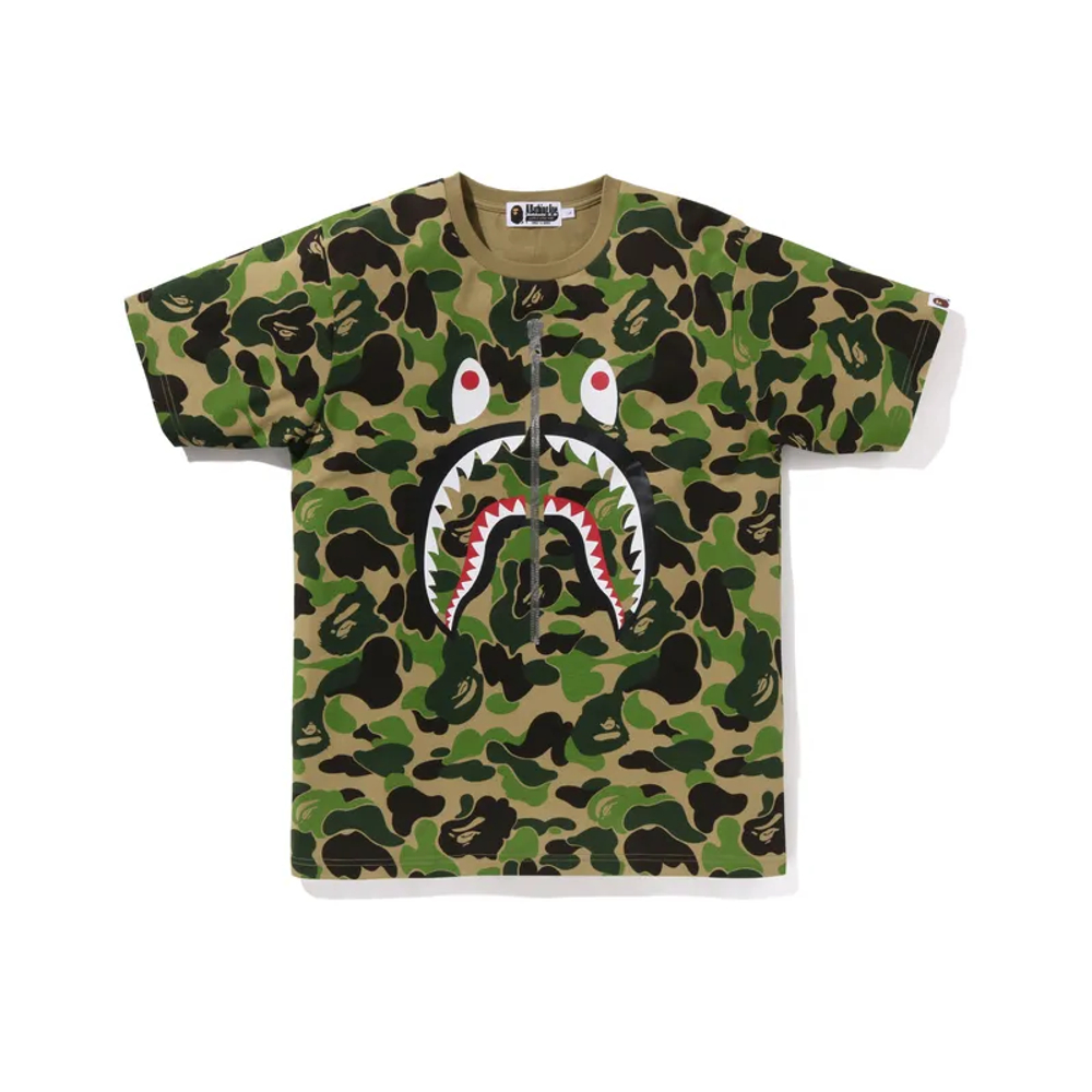 A Bathing Ape Abc Camo Shark Tee
