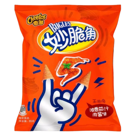 Чипсы Cheetos Crispy Bugles со вкусом томатно-мясного соуса