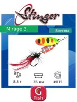 Блесна для рыбалки вертушка Mirage #4 10,4гр #001