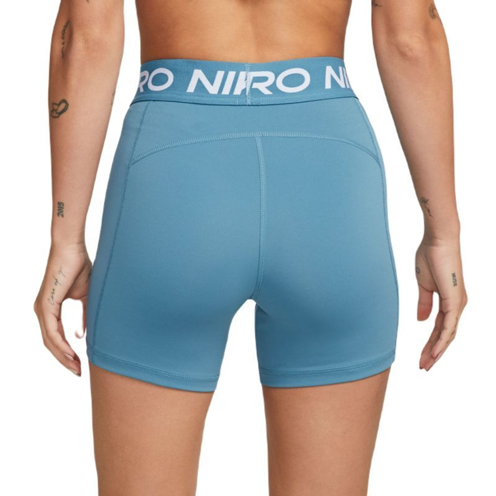 Женские Шорты теннисные Nike Pro 365 Short 5in - noise aqua/white