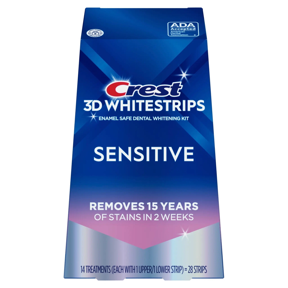 Отбеливающие полоски для зубов Crest 3D Whitestrips Sensitive