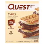 Quest Nutrition, Протеиновый батончик, S'Mores, 4 батончика, 60 г (2,12 унции) каждый