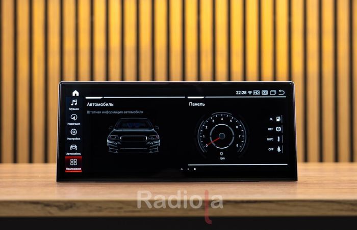 Магнитола для BMW 6-серия F06 2011-2013 CIC - RDL-6236 монитор 10.25" на Android 14, Быстрая, CarPlay, 4G SIM-слот