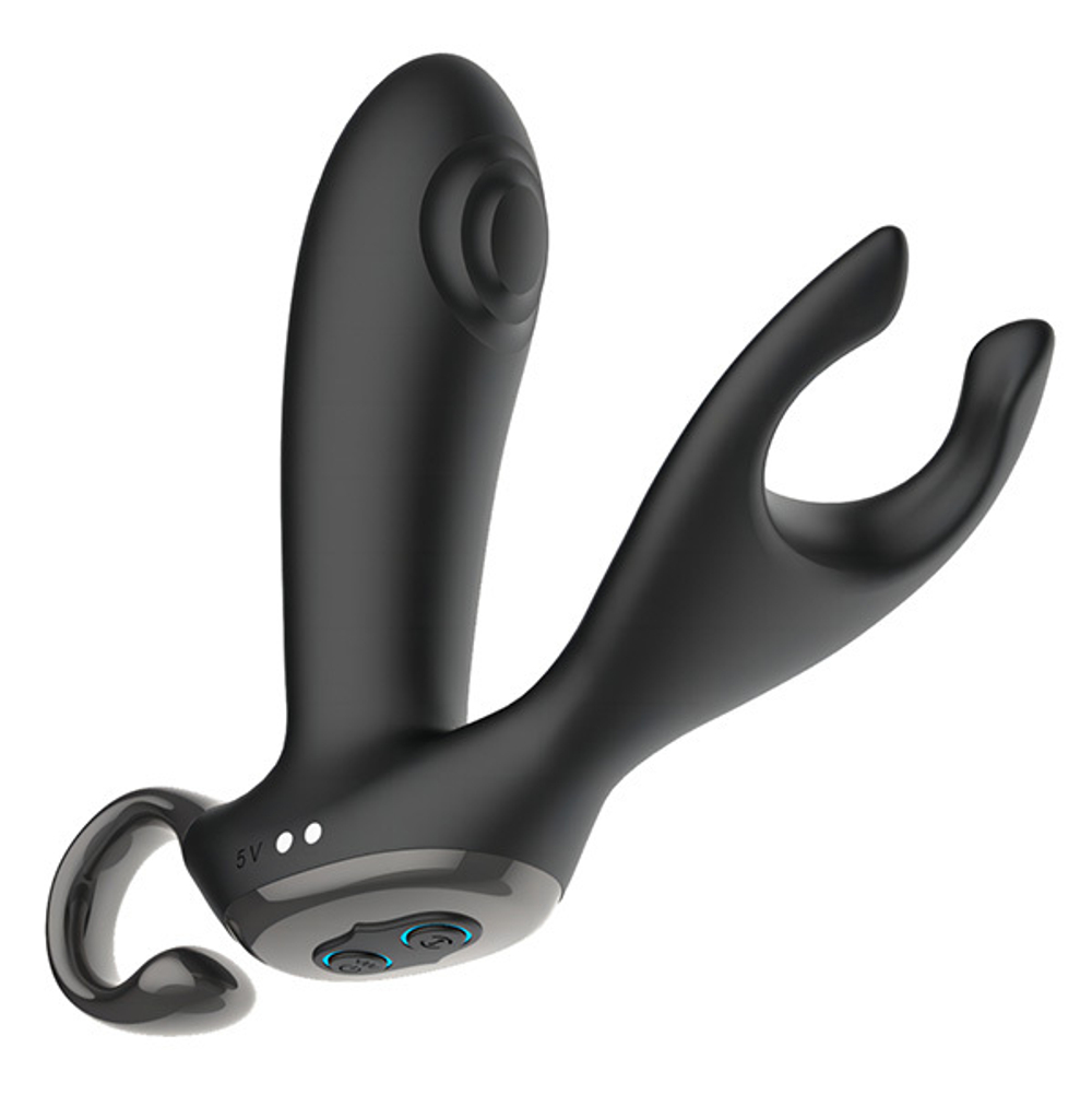 Массажер простаты с вибрацией и эффектом маятника с пультом ДУ и стимуляцией пениса Secwell Slapping Pulse Prostate Massager SW2036