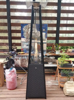 Уличный газовый обогреватель WWT 13I ROTANG Black mini + Чехол