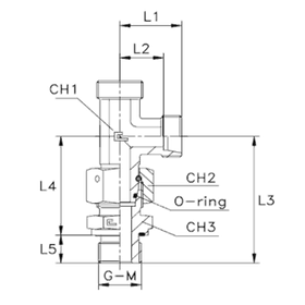 Штуцер FNLE DL12 16x1.5 (корпус)