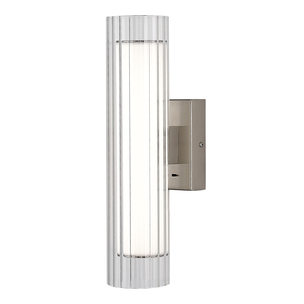 Светильник настенный, Никель/Белый-прозрачный, ENFYS, LED 7W, 3000K/4000K/6000K