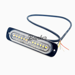 Светодиодный габаритный катафот для грузовых Авто Yellow 12 cob 10-30V