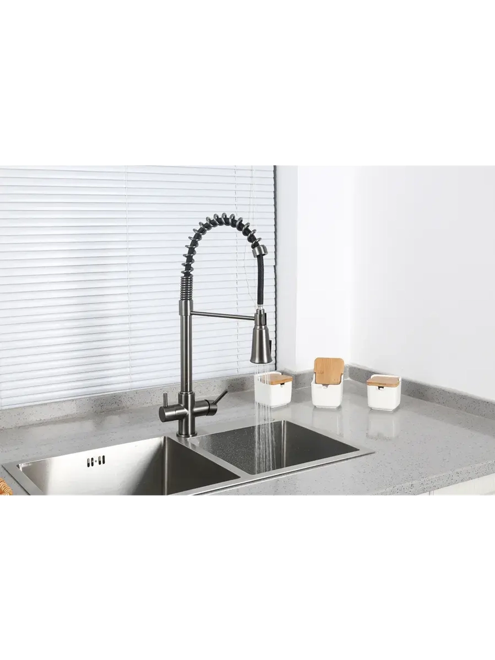 Смеситель для кухни с подключением к фильтру Gappo G4398-69