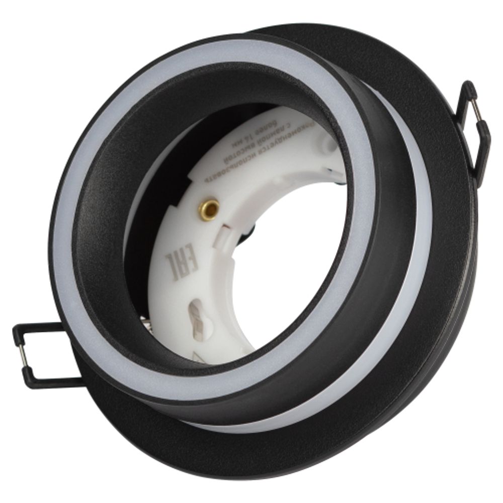 Светильник встраиваемый ЭРА DK116 BK под лампу GX53 черный