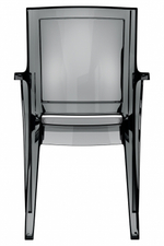 Кресло прозрачное Siesta Contract Arthur, черный
