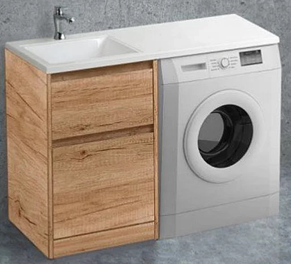 Тумба с раковиной BelBagno KRAFT-LVD 580/1200 Rovere Nebrasca Nature