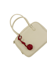 Брелок BALL ягодного цвета