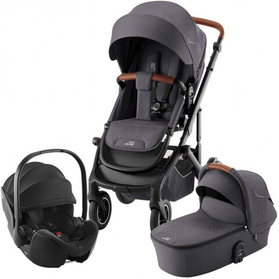 Детская коляска Britax Roemer Smile 5Z 3 в 1 Midnight Grey/Space Black