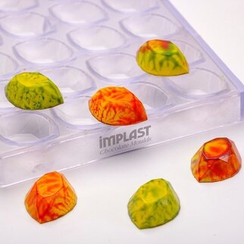 544 | Форма для шоколадных изделий (275*175 мм)