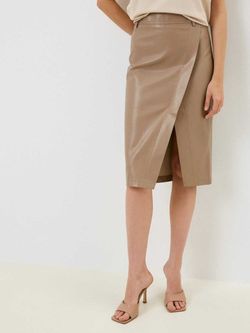 Юбка кожаная