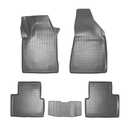 Ковры в салон Norplast/Unidec для Alfa Romeo Giulietta III (2010-)Полиуретан,Серый, арт.NPA11-C04-600-G