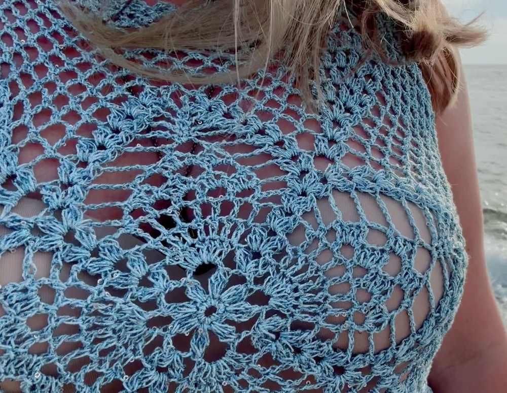 Видео мастер-класс по вязанию туники "Prada"