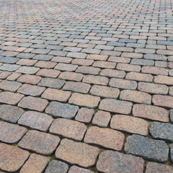 Тротуарная плитка Арена - Листопад гранит Арабская ночь, комплект из 2 видов плит