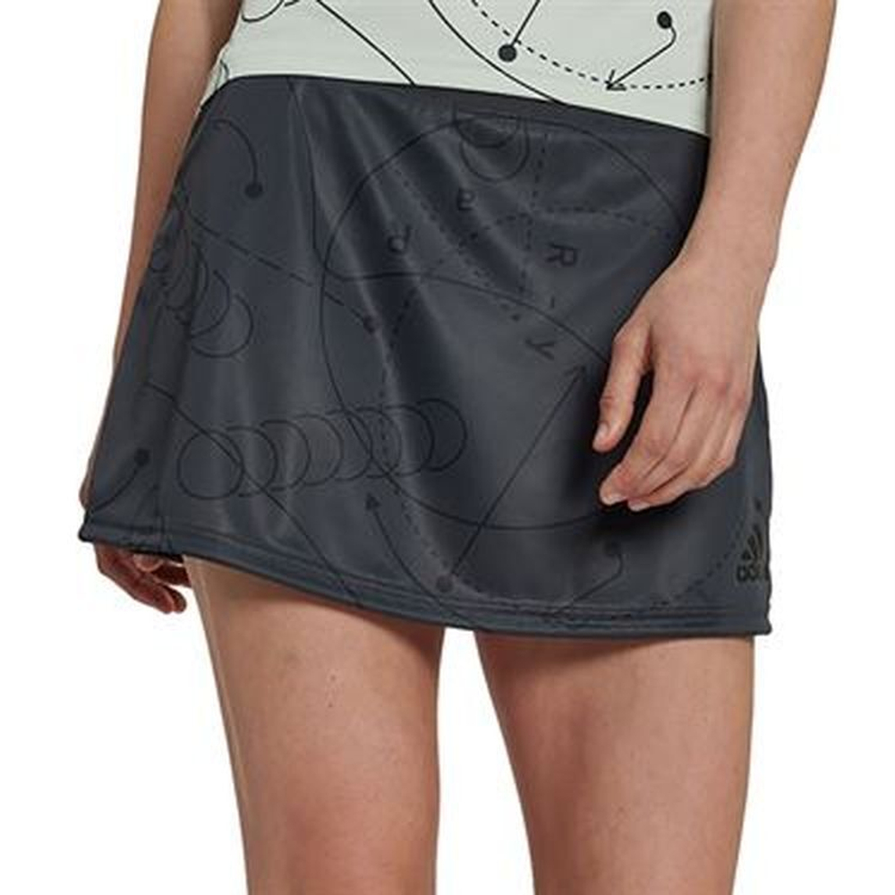Теннисная юбка Adidas Club Graphskirt - черный
