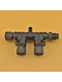NMEA 2000 M12 5pin коннектор 4 порта