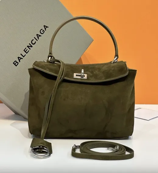 BALENCIAGA RODEO HANDBAG зеленый
