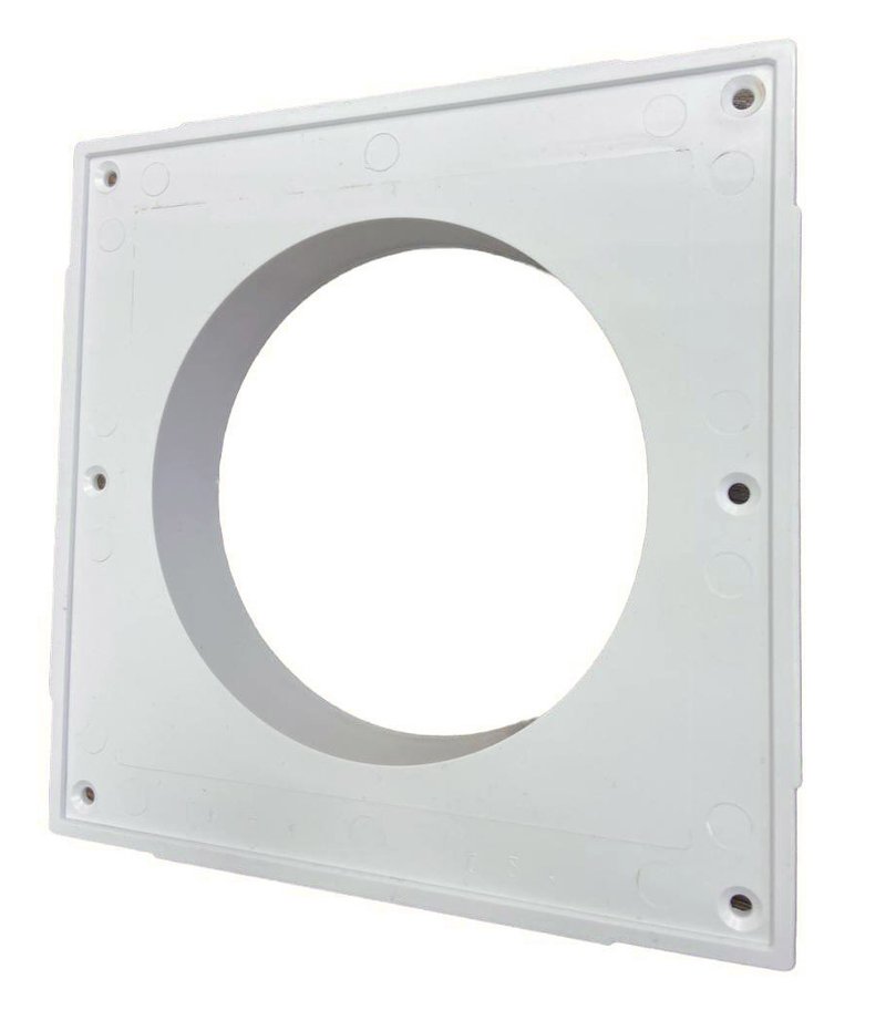 Фланец 168х168 мм квадратный на трубу 120 мм, ФКВ 120 для присоединения воздуховодов