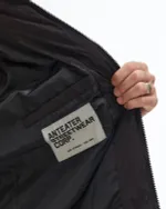 Пуховик Anteater AW25 Downjacket Hooded Crispy черный