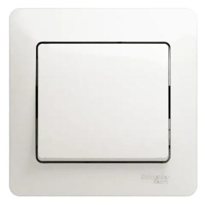 GLOSSA 1-клавишный ВЫКЛЮЧАТЕЛЬ, сх.1, 10АХ, в сборе, ПЕРЛАМУТР