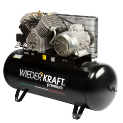 WDK-92712 Компрессор поршневой с ременным приводом:1300 л/мин, 7.5 КВт, 380 В, ресивер 270 л