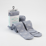 Колготки д/мал "Слоники" р.68-74 сер (Крошка Я) 6385278, 1 шт.