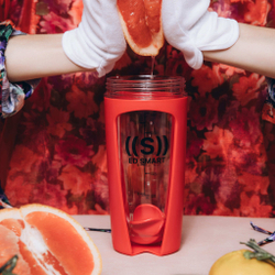ED SMART Шейкер вишневый с клапаном, 500мл