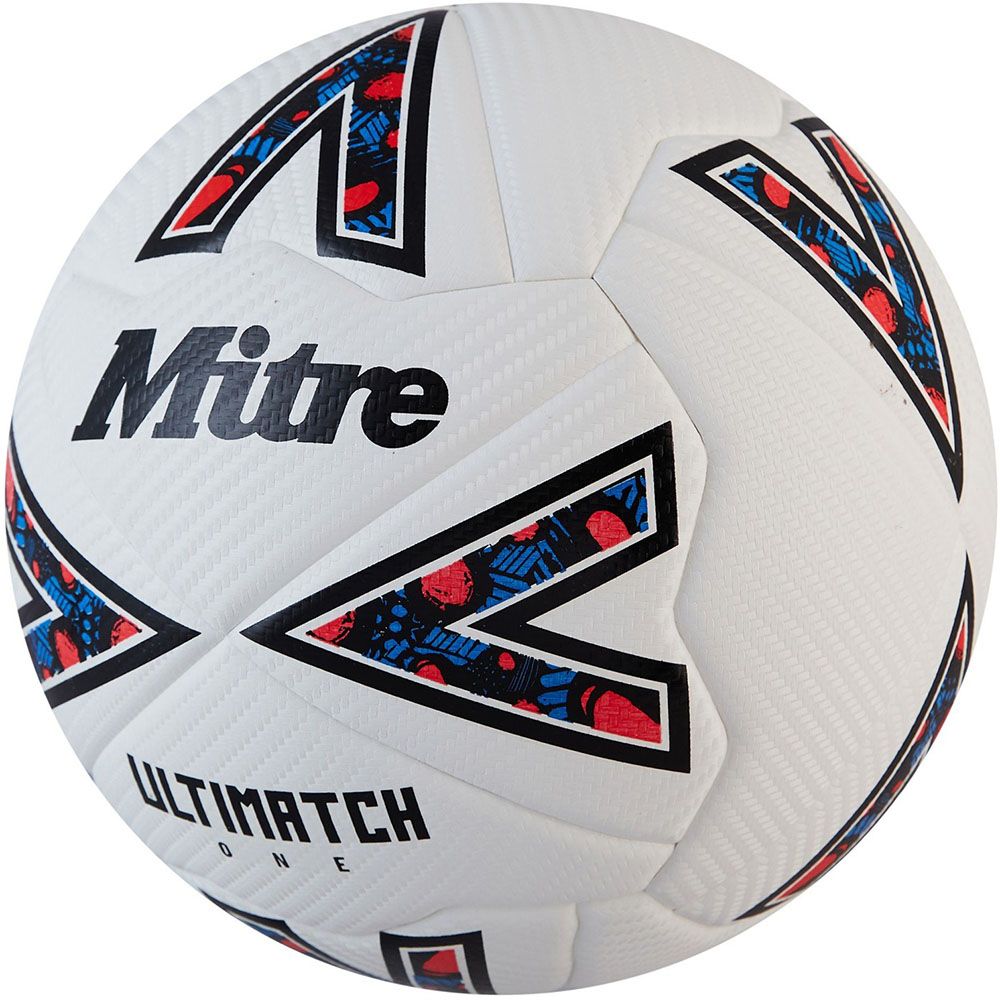 Мяч футб. MITRE Ultimatch One 24, 5-B01789C29, р.4, 24 пан.ТПУ, термосшивка, бело-черный