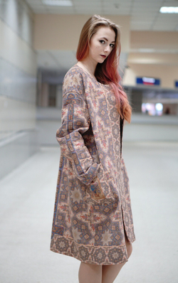 Пальто "Византия", по мотивам Келлской книги